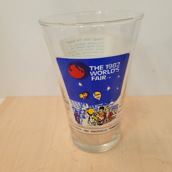 McDonald's Other - 1982 World's Fair Knoxville Glass McDonald's Coca-Cola Energy Turns The World